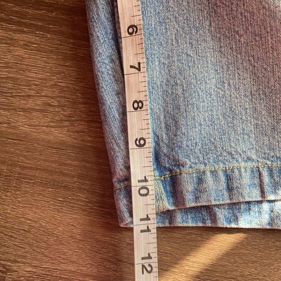 Mens Vintage Basic Edition Size 42 Carpenter Light Wash Shorts - Picture 8 of 11